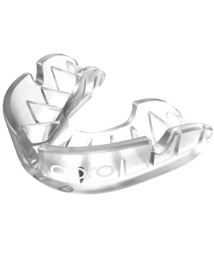 Opro Silver Match Level Gumshield (10yrs - Adult) - Clear